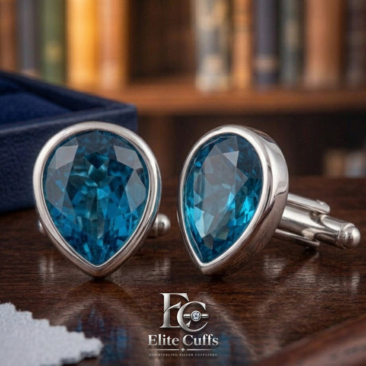elegant-blue-topaz-cufflinks