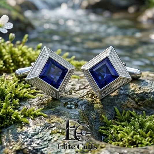 kite-shape-sapphire-cufflinks