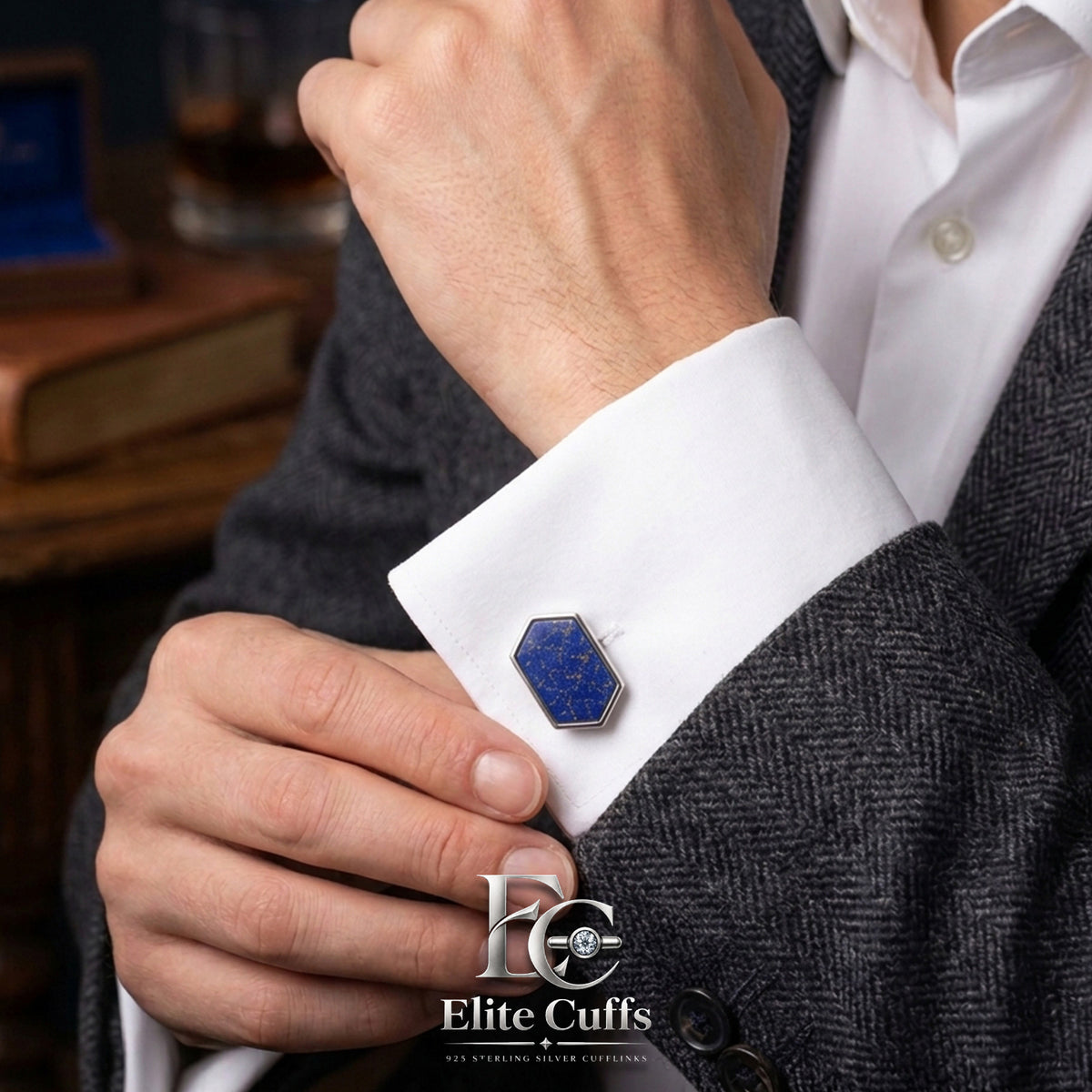 lapis-octagon-cufflinks
