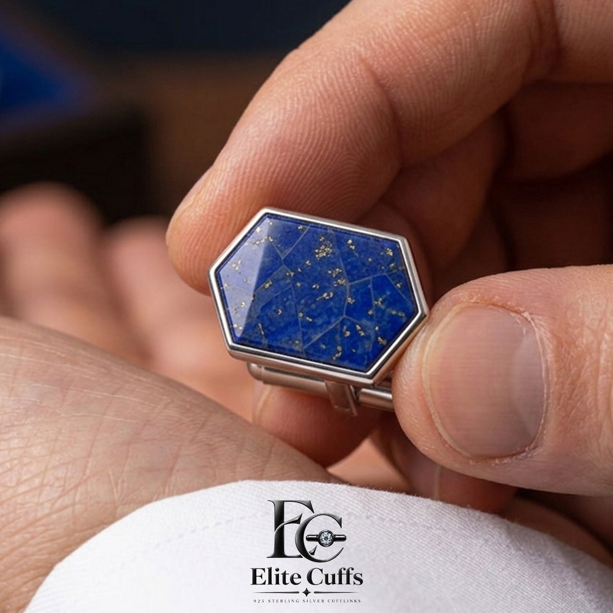 men's-lapis-lazuli-cufflinks