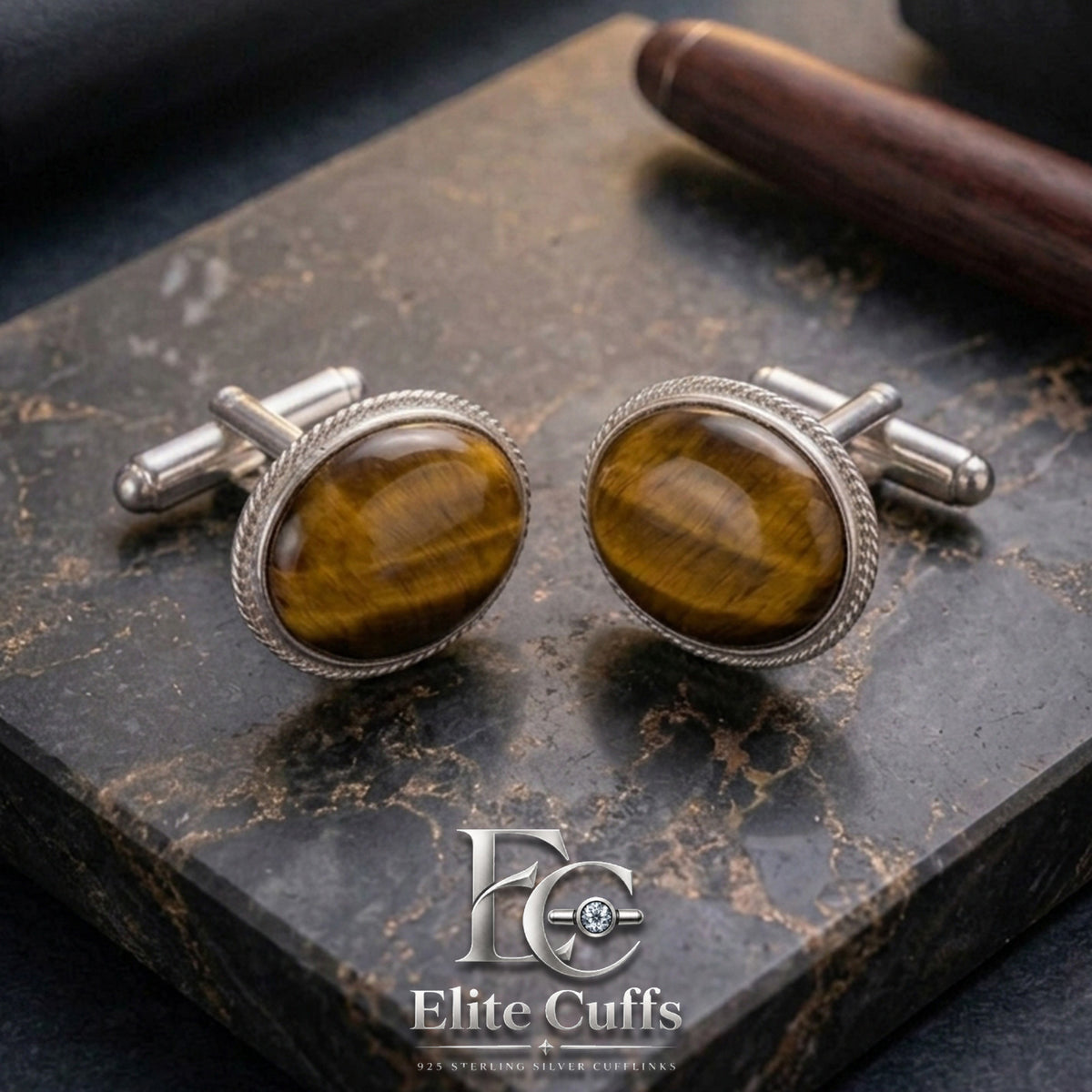 orange-tiger-eye-cufflinks