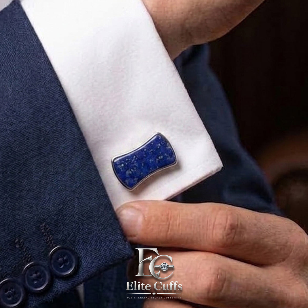 rectangle-lapis-lazuli-cufflinks