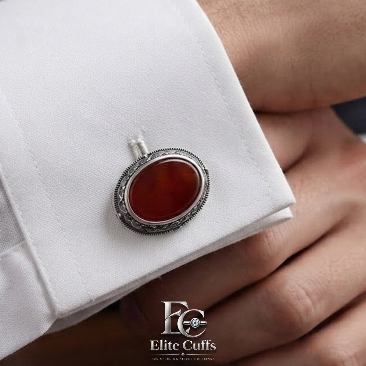 red-agate-stone-cufflinks
