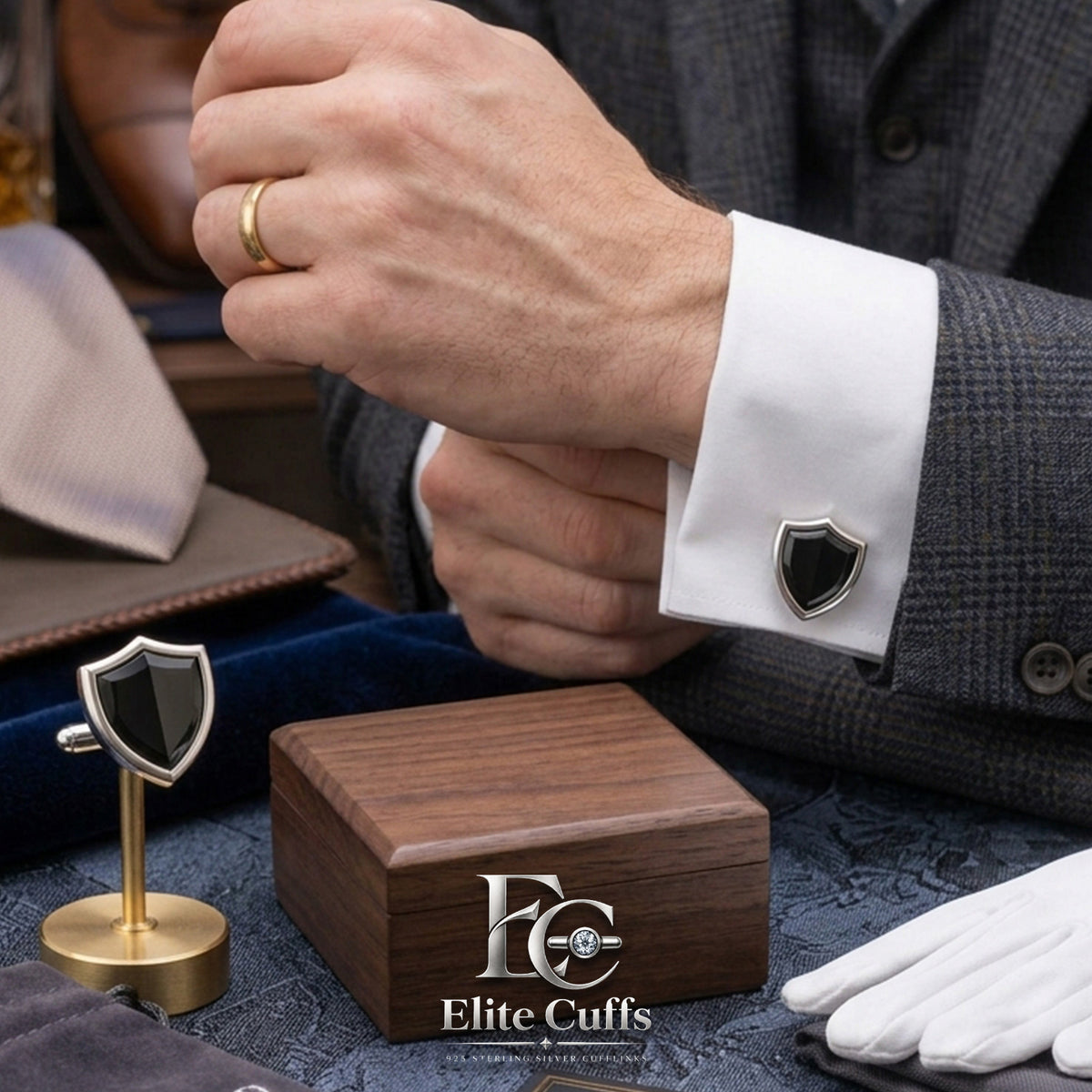 shield-shape-cufflinks-for-men