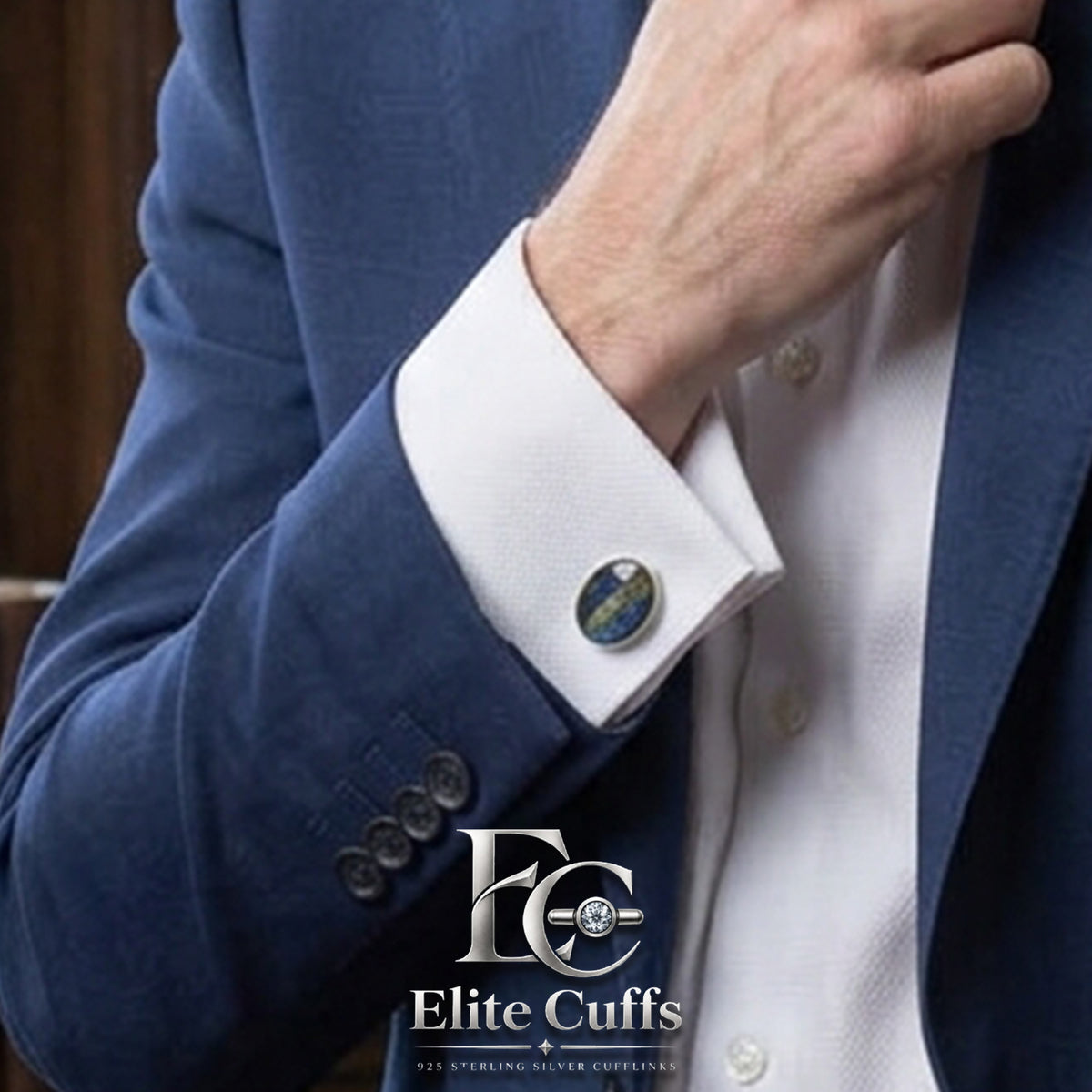 simple-blue-tiger-eye-cufflinks