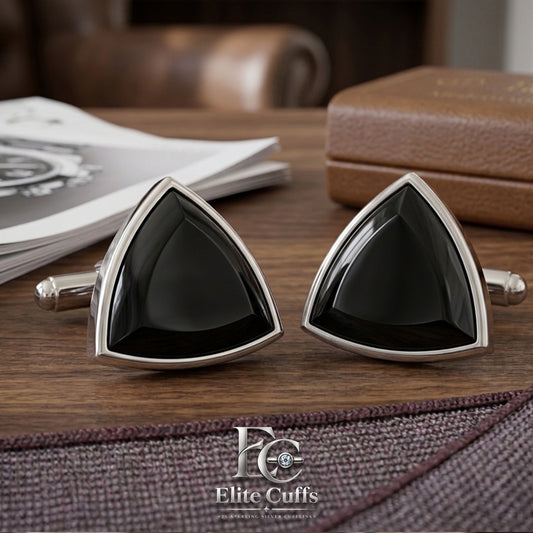 triangle-black-onyx-cufflinks