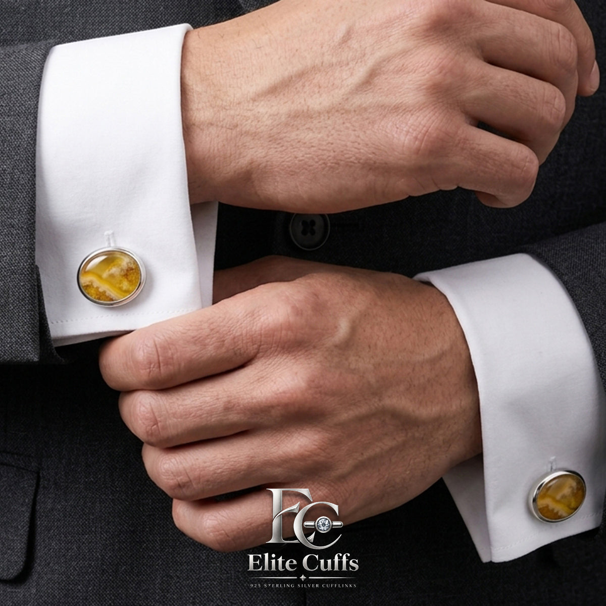 yellow-stone-cufflinks 