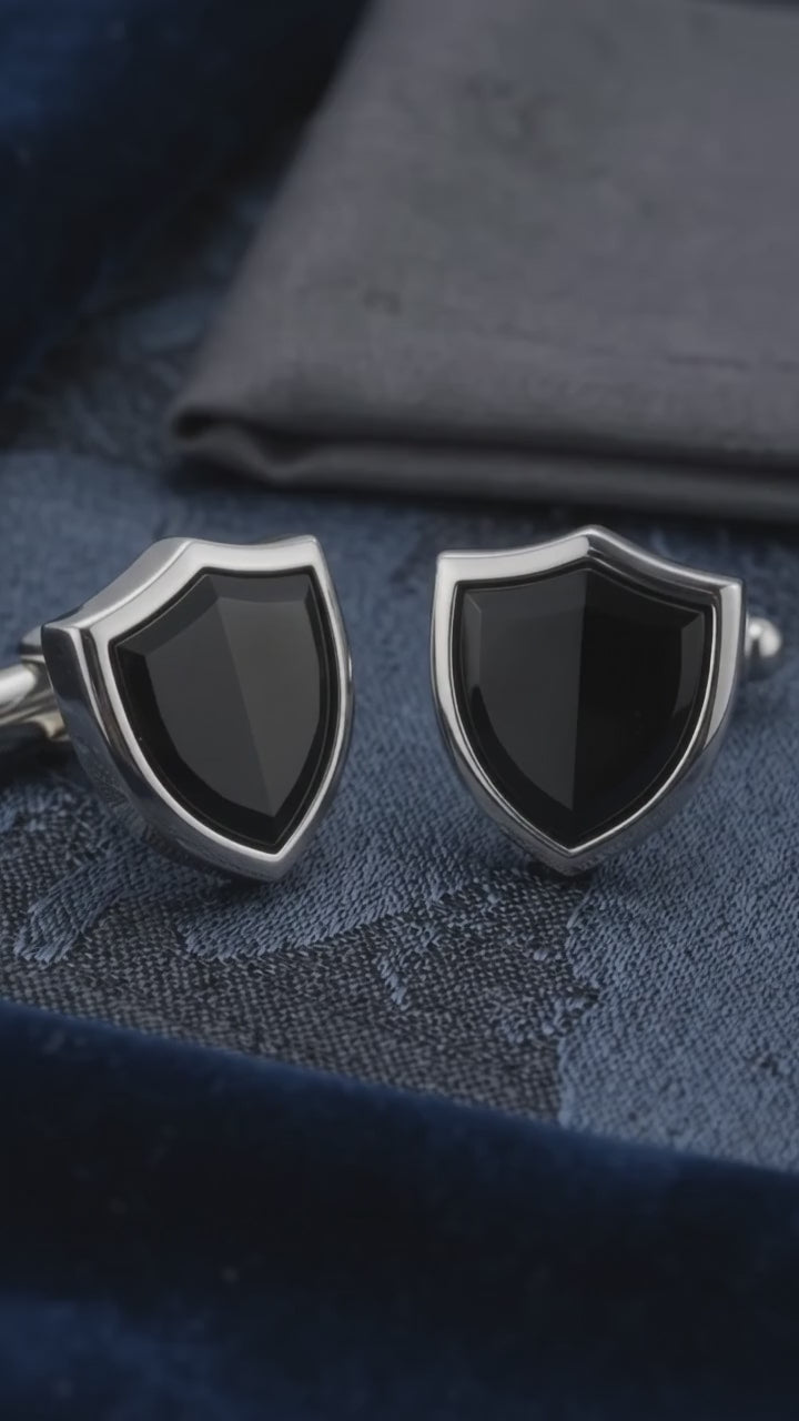 black-onyx-shield-cufflinks